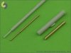 Master AM-48-051 He-162 Salamander - armament and detail set (MG 151 barrel tips, nose gear indicator and Pitot Tube) (1:48)